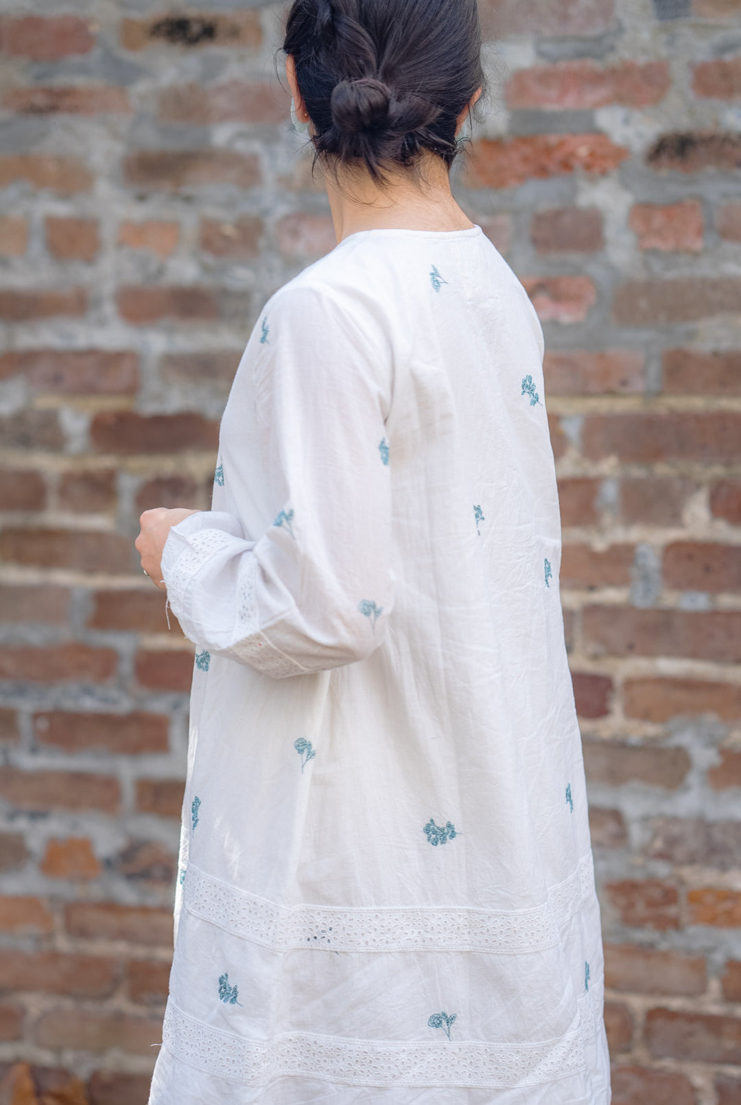 FERNANDA POPPY EMBROIDERED KNEE LENGTH DRESS by All in the Details online fashion boutique