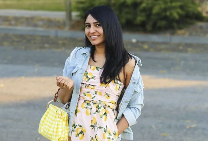 The Olivia Lemon Print Dress styled by Palav Desai for All in the Detail Online Fashion Boutique