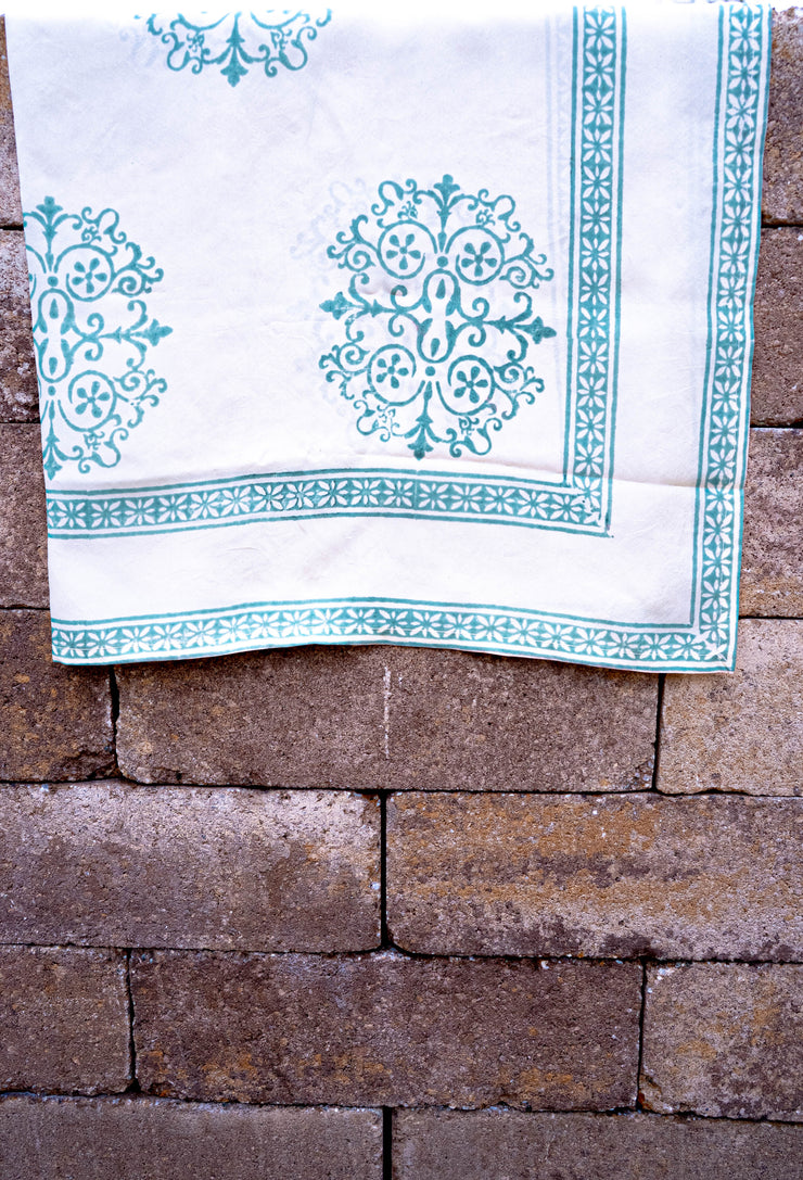 SILK SCARF | TEAL MONIZ