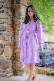 SAMPLE SALE - NATALIE KNEE LENGTH SHIRT DRESS | POPPY