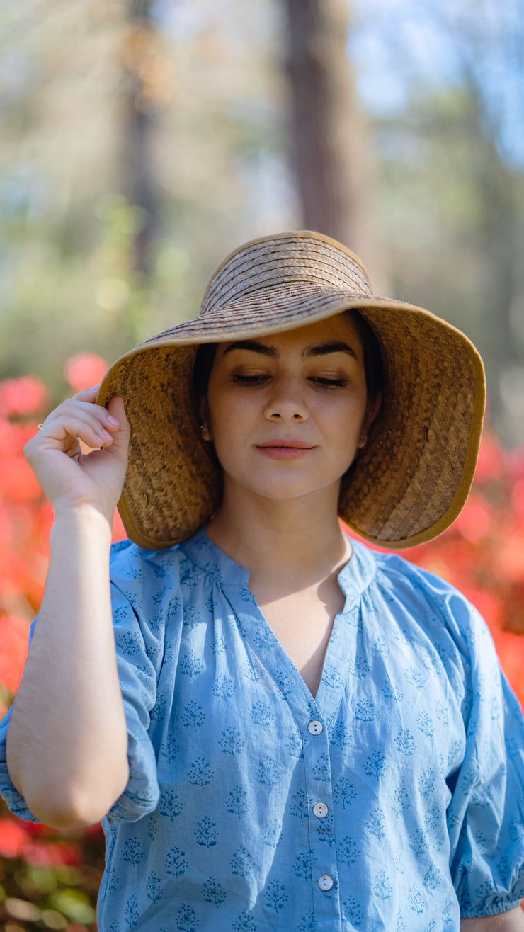 PRISCILLA BOW SUN HAT