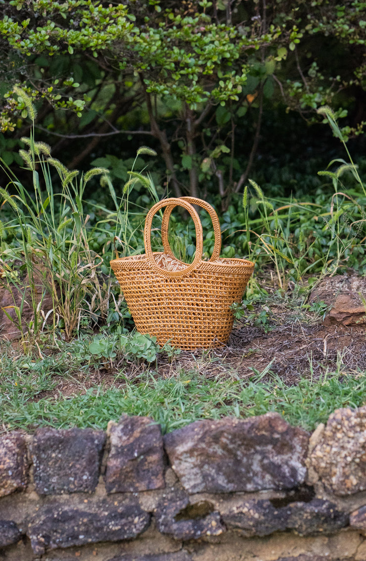 LUIZA TIMELESS RATTAN HANDBAG