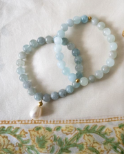 MISTY BLUE QUARTZ BRACELET SET